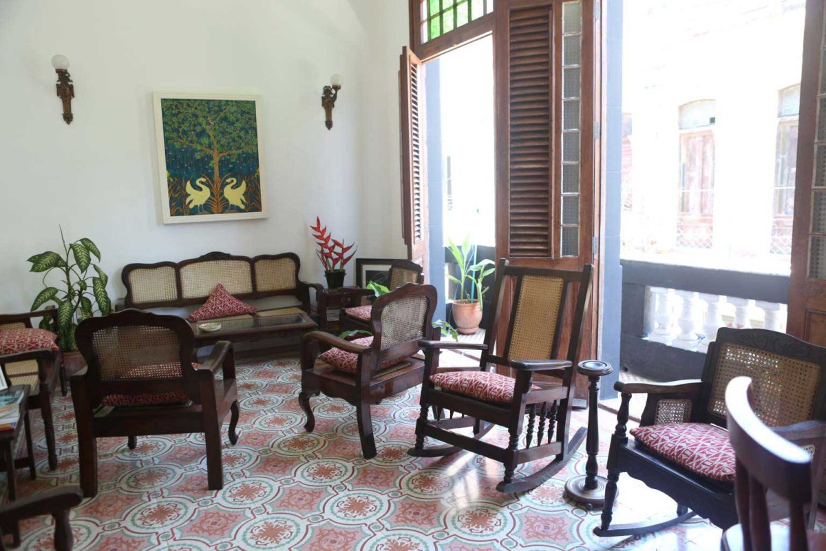 Chambre chez l'habitant à La Havane style colonial