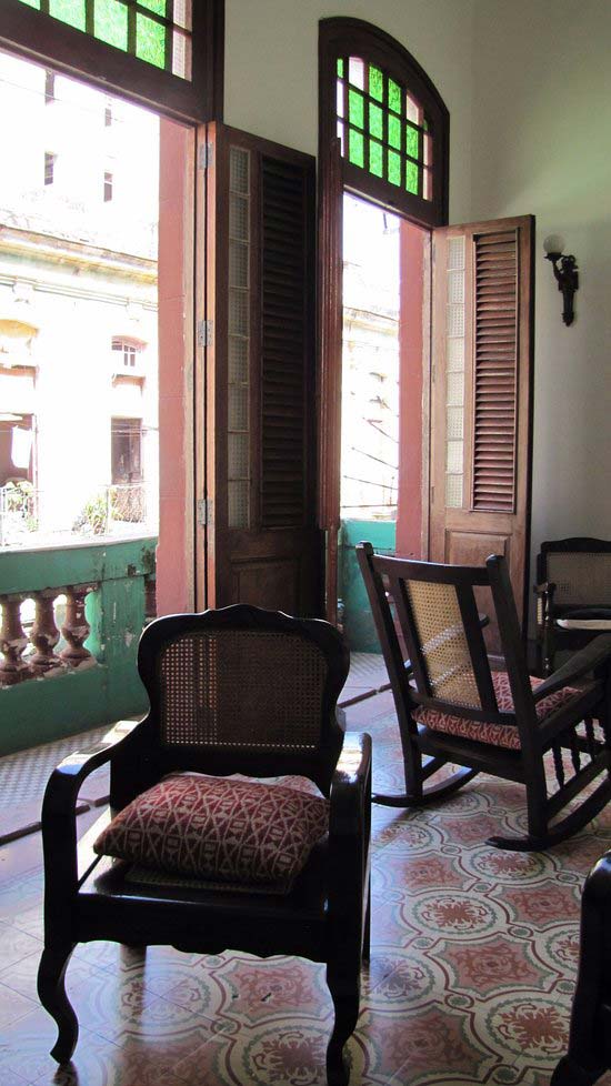 Chambre chez l'habitant à La Havane quartier de Centro Habana